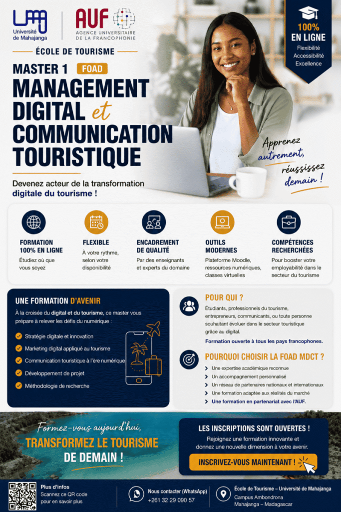 Appel à candidatures Master 1 - Promotion 2027